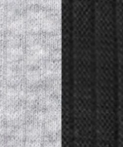 SAS Bras Comfort Cotton Plunge Bralette 2 Pack | Light Grey Heather Cotton/Black Hue Cotton