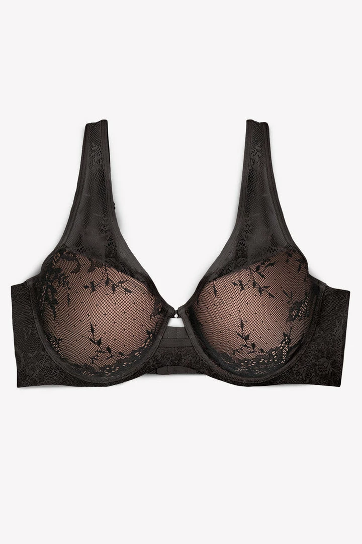 SAS Mesh Plunge Bra | Black Hue W/Ballet Fever Smooth Lace Bras 6 SAS Mesh Plunge Bra | Black Hue W/Ballet Fever Smooth Lace Bras