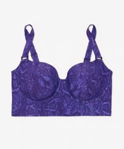 SAS Long Lined Underwire Bikini Top | Electric Python
