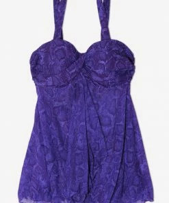 SAS Twist Bandeau Tankini Top | Electric Python