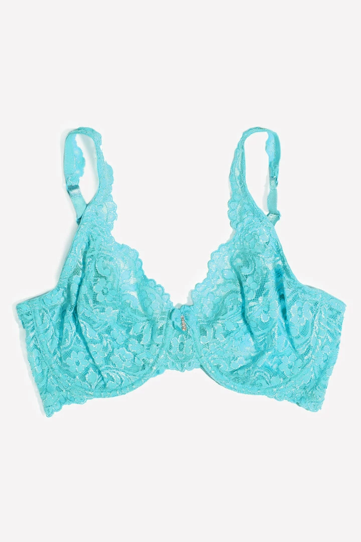 SAS Signature Lace Unlined Underwire Bra | Blue Radiance 4 SAS Signature Lace Unlined Underwire Bra | Blue Radiance