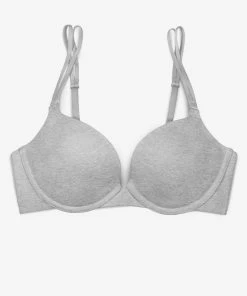 SAS Perfect Push-Up Bra | Light Grey Heather Cotton 10 SAS Perfect Push-Up Bra | Light Grey Heather Cotton