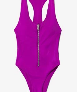 SAS Racerback One Piece Swimsuit | Fierce Violet Swimwear
