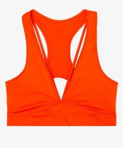 SAS Swimwear Cut-Out Racerback Bikini Top | Hot Fire