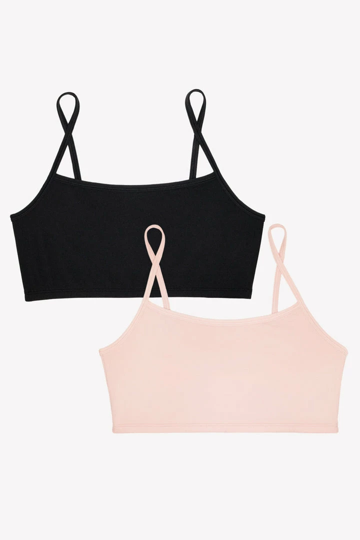 SAS The Naked Cami Bralette 2 Pack | Blushing Rose/Black Hue Stretch 3 SAS The Naked Cami Bralette 2 Pack | Blushing Rose/Black Hue Stretch