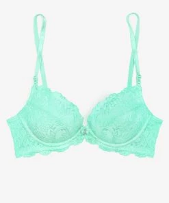SAS Bras Signature Lace Push-Up Bra | Mint Chip