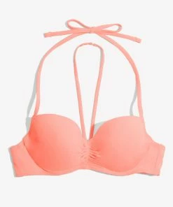 SAS Swimwear Swim Secret Halter Bikini Top | Peach Luster