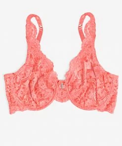 SAS Signature Lace Unlined Underwire Bra | Punchy Peach