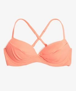 SAS Swim Secret Convertible Push-Up Bikini Top | Peach Luster