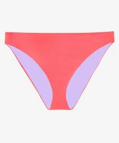 SAS Reversible Cheeky Bikini Bottom | Lilac Iris/Punchy Peach Swimwear