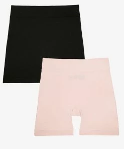 SAS The Naked Slip Short 2 Pack | Blushing Rose/Black Hue Stretch