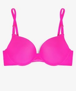 SAS Add 2 Cup Sizes Push-Up Bra | Electric Pink Mesh Bras