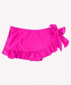 SAS Side-Tie Swim Skirt | Fuchsia Sizzle