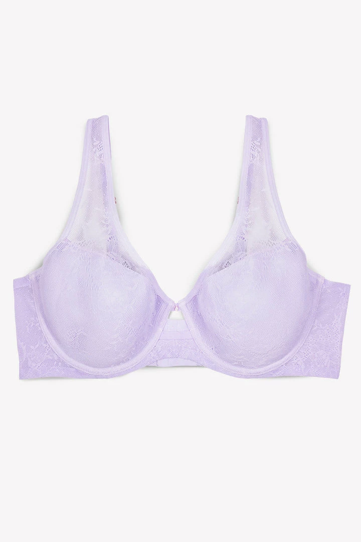 SAS Mesh Plunge Bra | Lilac Iris Smooth Lace 6 SAS Mesh Plunge Bra | Lilac Iris Smooth Lace