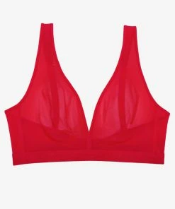 SAS Sheer Mesh Plunge Bralette | Crantastic