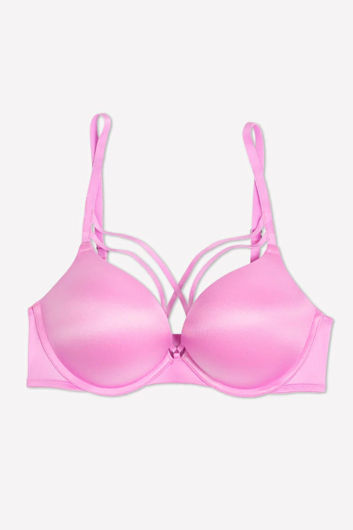 SAS Add 2 Cup Sizes Push-Up Bra | Violet Satin Bras 3 SAS Add 2 Cup Sizes Push-Up Bra | Violet Satin Bras