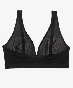 SAS Sheer Mesh Plunge Bralette | Black Hue Mesh Bras 14 SAS Sheer Mesh Plunge Bralette | Black Hue Mesh Bras