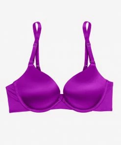 SAS Bras Perfect Push-Up Bra | Fierce Violet Satin