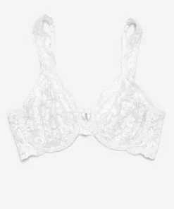 SAS Bras Signature Lace Unlined Underwire Bra 2 Pack | White
