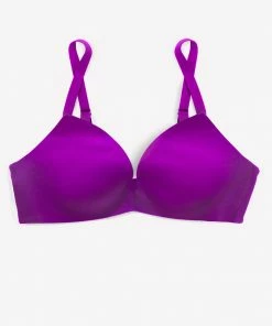 SAS Perfect Wireless Bra | Fierce Violet Satin