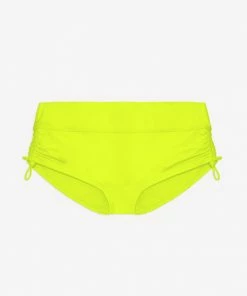 SAS Side Tie Boyshort Bikini Bottoms | Neon Yellow Swimwear