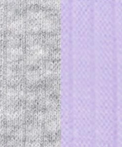 SAS Comfort Cotton Rib High-Leg Bikini Panty 2 Pack | Lilac Iris Cotton/Light Grey Heather Cotton