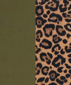 SAS Plus Size Bikini Tops Reversible Bralette Bikini Top | Classic Leopard/Olive Night