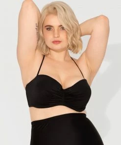 SAS Swim Secret Bandeau Bikini Top | Black Hue 11 SAS Swim Secret Bandeau Bikini Top | Black Hue