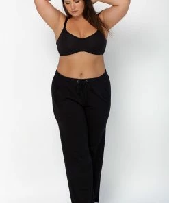 SAS Boyfriend Lounge Pant | Black Hue Cotton