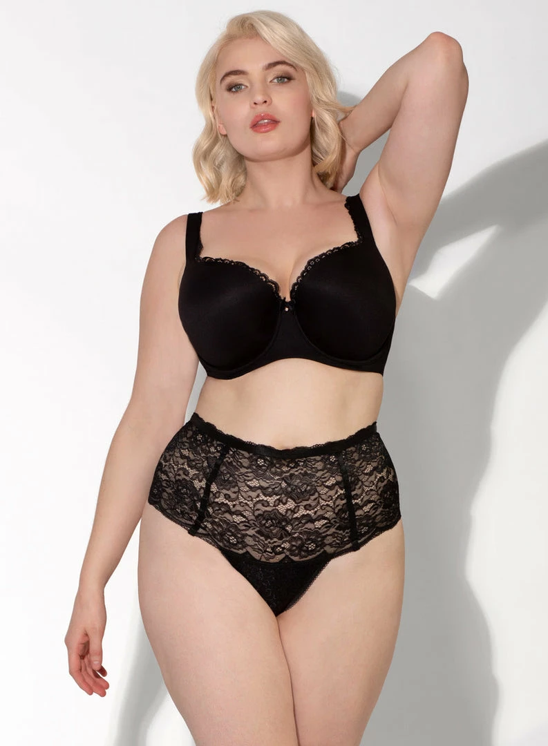 SAS Lace & Mesh High Waisted Thong 2 Pack | No No Red/Black Hue 3 SAS Lace & Mesh High Waisted Thong 2 Pack | No No Red/Black Hue