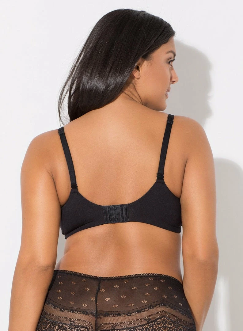 SAS Perfect Demi T-Shirt Bra | Black Lace Micro 3 SAS Perfect Demi T-Shirt Bra | Black Lace Micro