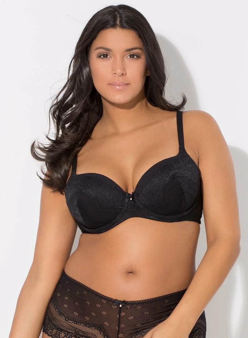 SAS Perfect Demi T-Shirt Bra | Black Lace Micro 2 SAS Perfect Demi T-Shirt Bra | Black Lace Micro