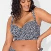 SAS Plus Size Bikini Tops Long Lined Underwire Bikini Top | Fresh Water Pearl