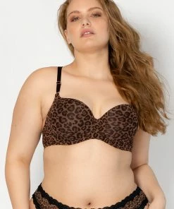 SAS Bras Perfect Demi T-Shirt Bra | Classic Leopard