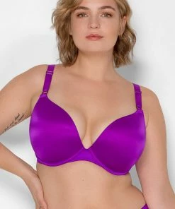 SAS Bras Perfect Push-Up Bra | Fierce Violet Satin