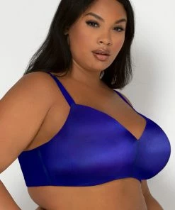 SAS Bras Perfect Wireless Bra | Crazy Colbalt Satin
