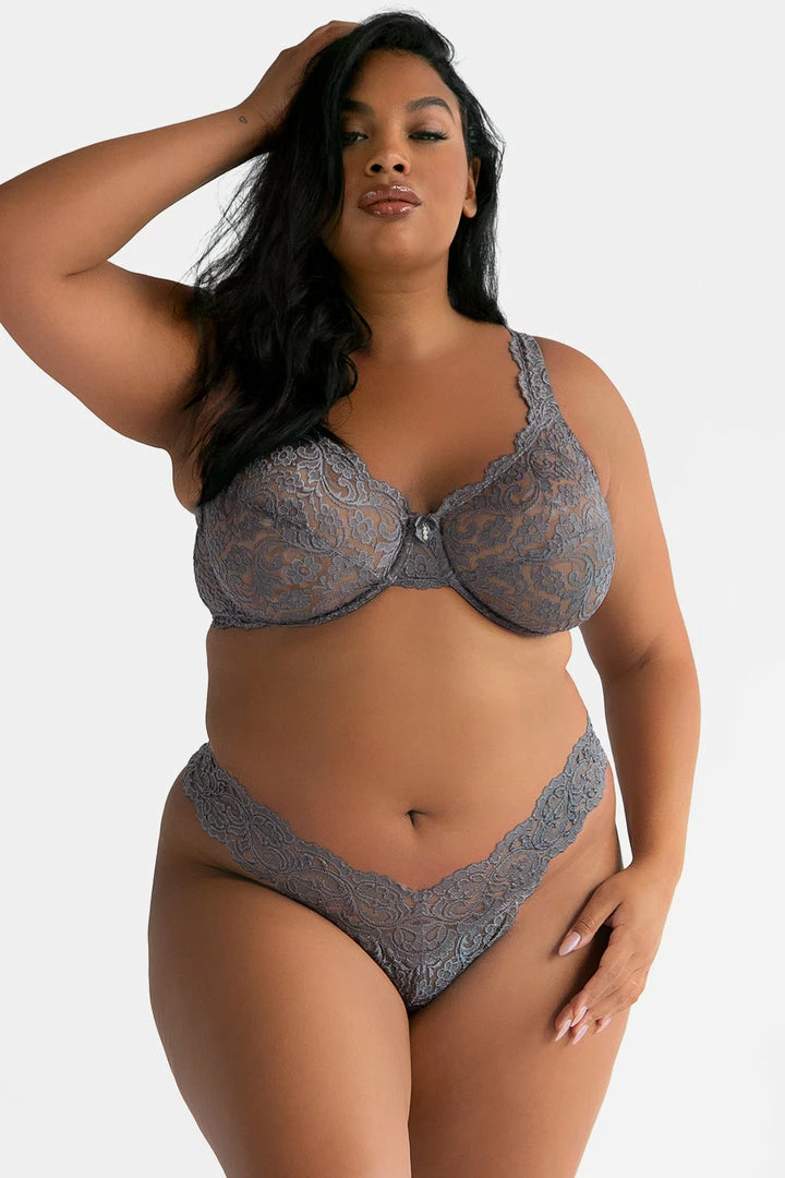 SAS Signature Lace Thong Panty 2 Pack | Cabana Banana/Anthracite Panties 7 SAS Signature Lace Thong Panty 2 Pack | Cabana Banana/Anthracite Panties