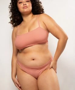 SAS Bras The Naked Cami Bralette 2 Pack | Tuscany Clay/Black Hue Stretch