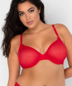 SAS Bras Sheer Mesh Demi Underwire Bra | Crantastic