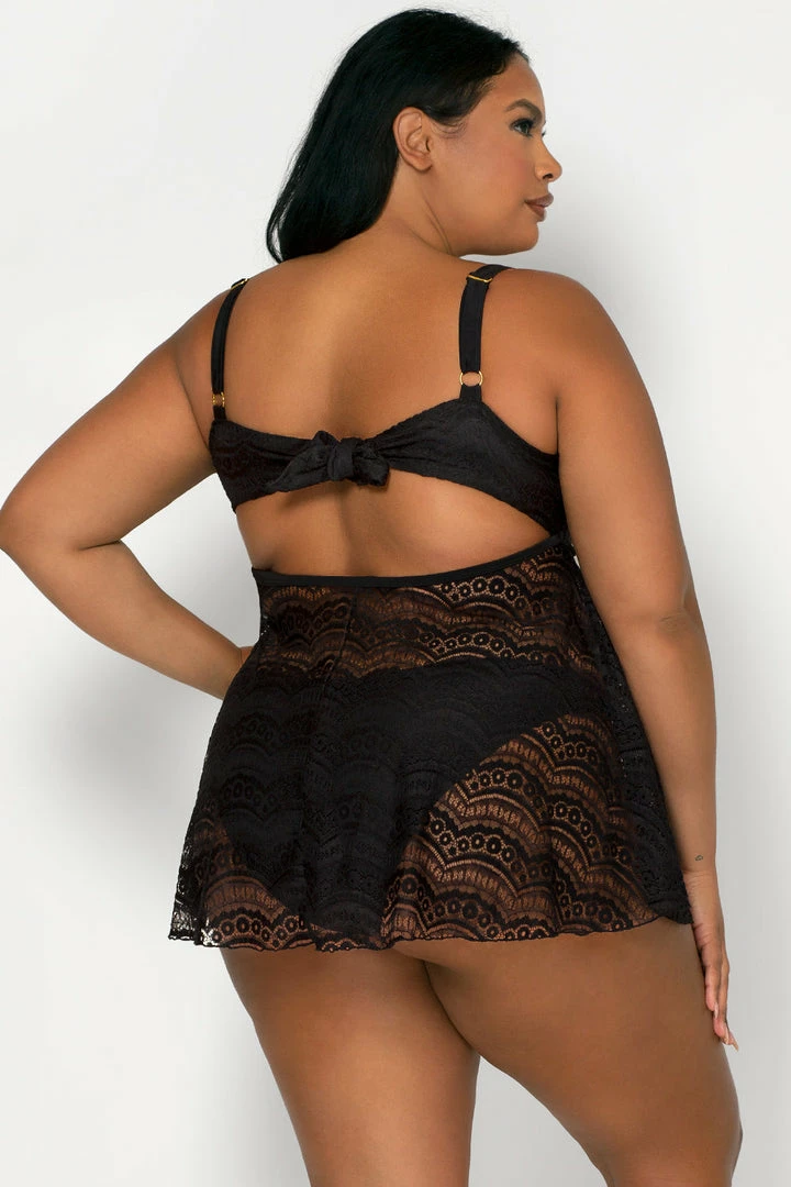 SAS Twist Bandeau Tankini Top | Black Hue 7 SAS Twist Bandeau Tankini Top | Black Hue