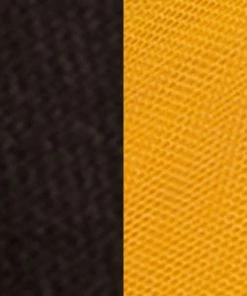 SAS Lace Trim Thong Panty 2 Pack | Saffron/Black Hue Panties