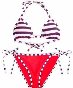 SAS Triangle String Bikini Set | Americana Stripes