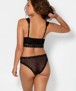 SAS Lace Trim Cheeky Panty 2 Pack | Crantastic/Black Hue Panties