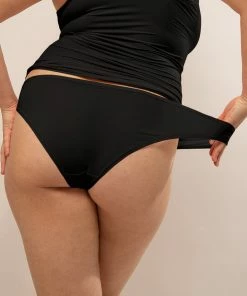 SAS The Naked Bikini Panty 2 Pack | Tuscany Clay/Black Hue Stretch Panties