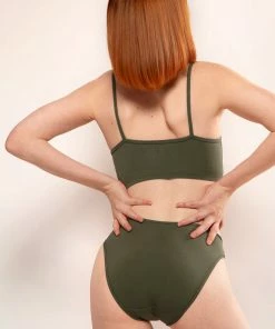 SAS The Naked Bikini Panty 2 Pack | Olive Night/Black Hue Stretch