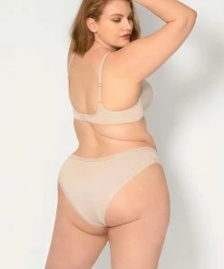 SAS Lace Trim Cheeky Panty 2 Pack | In The Buff/Black Hue Panties