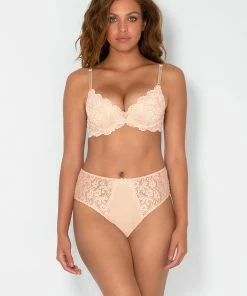 SAS Signature Lace High Waisted Panty 2 Pack | In The Buff/Black Hue Panties