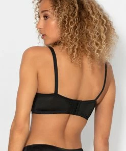 SAS No-Show Thong 2 Pack | Black/Fierce Violet Panties