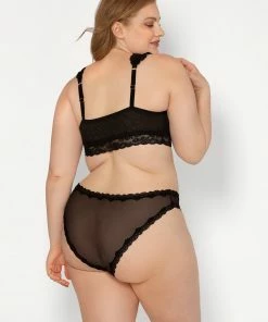 SAS Lace Trim Cheeky Panty 2 Pack | Electric Pink/Black Hue Panties