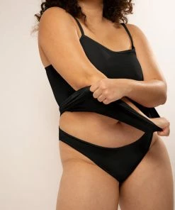 SAS Panties The Naked Bikini Panty 2 Pack | Blushing Rose/Black Hue Stretch